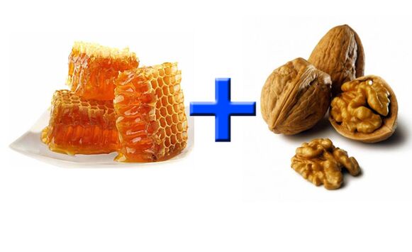 Мёд і арэхі - карысныя прадукты, якія стымулююць мужчынскую патэнцыю